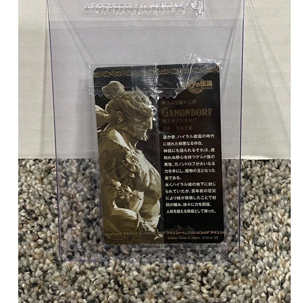 Nintendo Zelda Card Ganondorf Tears of the Kingdom Japanese Bandai New